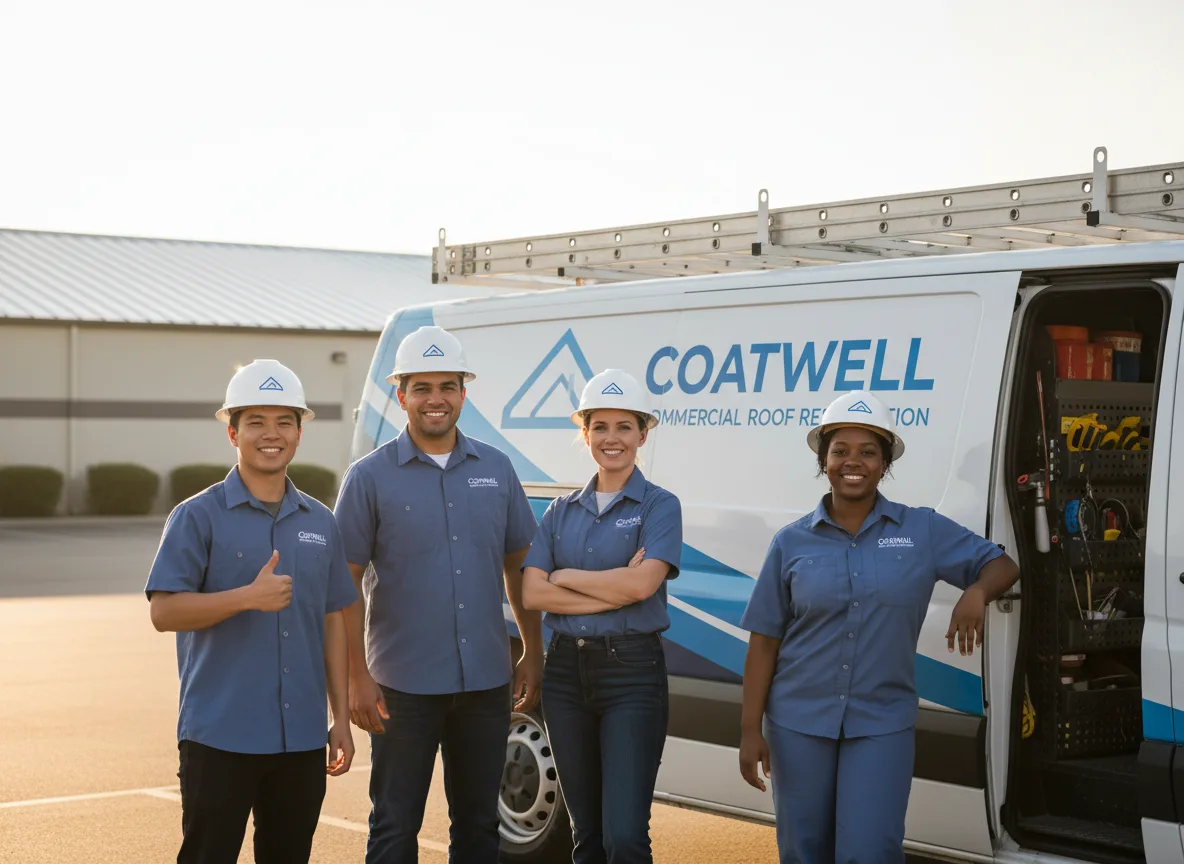 Commercial roof coating company in Doole, TX